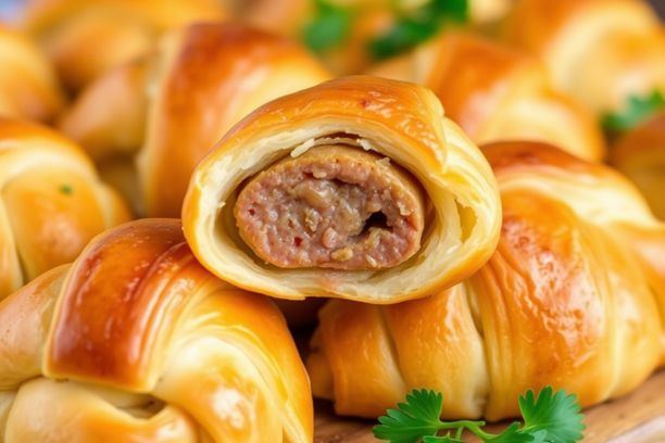 sausage crescent rolls breakfast