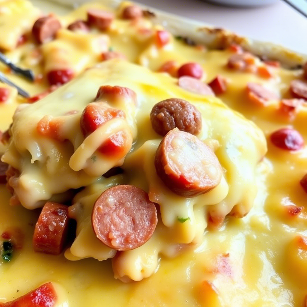 sausage and cheese casserole for breakfast