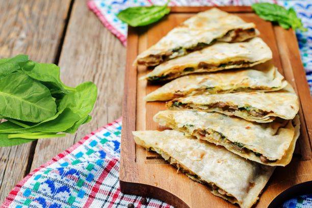 spinach and feta quesadillas recipe