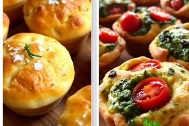 focaccia muffins