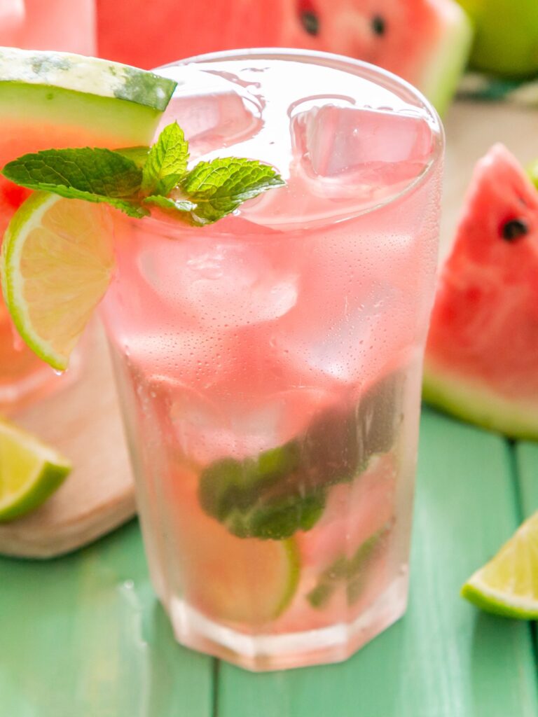watermelon lemonade drink